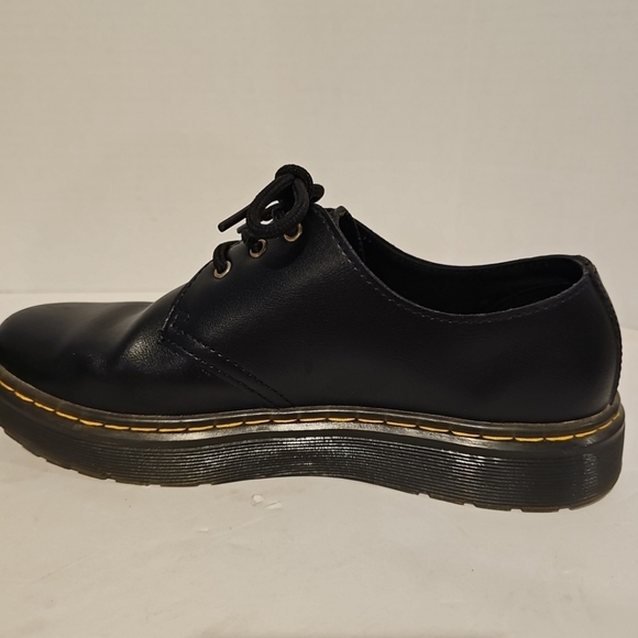 Dr Martens Zavala Lo Womens Size 8 Mens Sz 7 Black Leather Oxford Shoes - Picture 6 of 8
